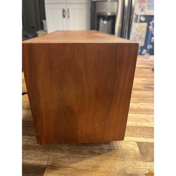 Vintage Antique Admiral  Radio Wood Dual Speaker Y3921 Working But Could Use TLC - Picture 6 of 13